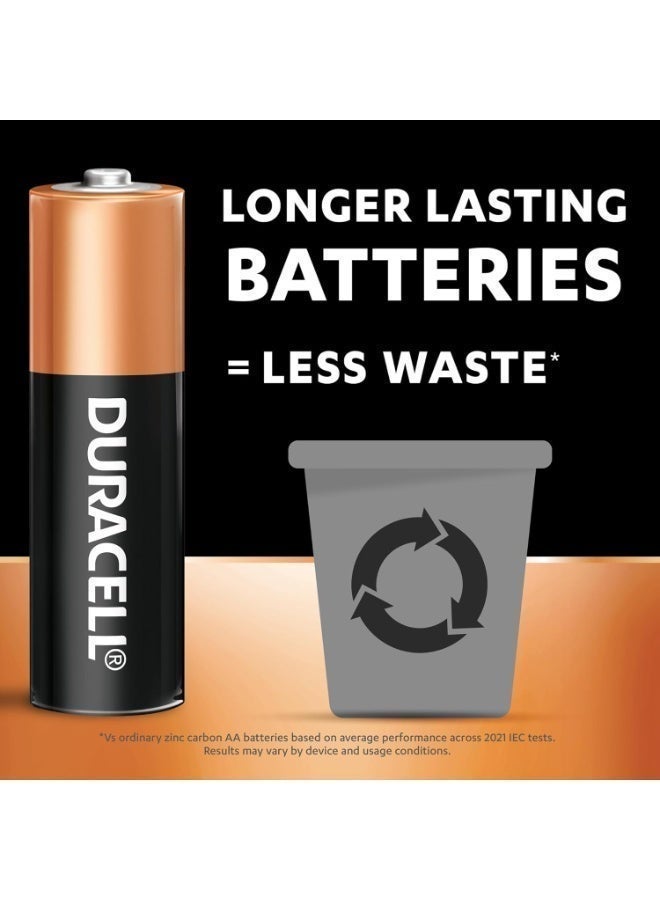 Duracell 8 Pcs Duracell AA Alkaline Batteries, 1.5V MN1500 LR6, Long-Lasting Power, Leak-Resistant Design - Image 2